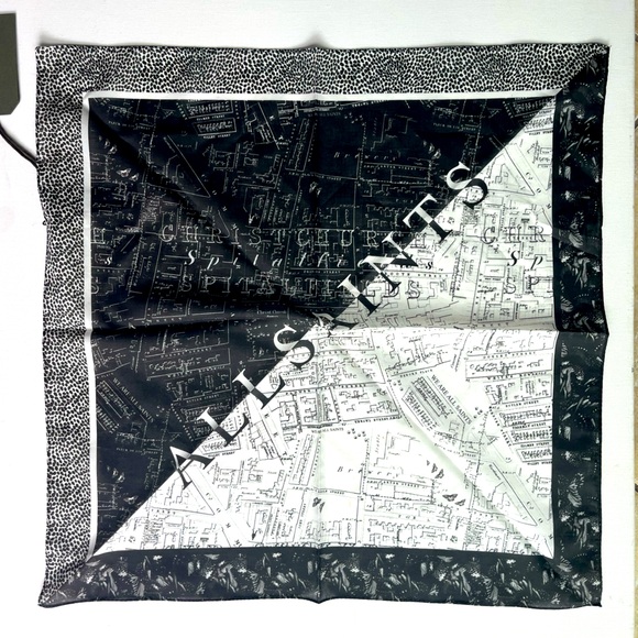All Saints City Square Ascot Scarf